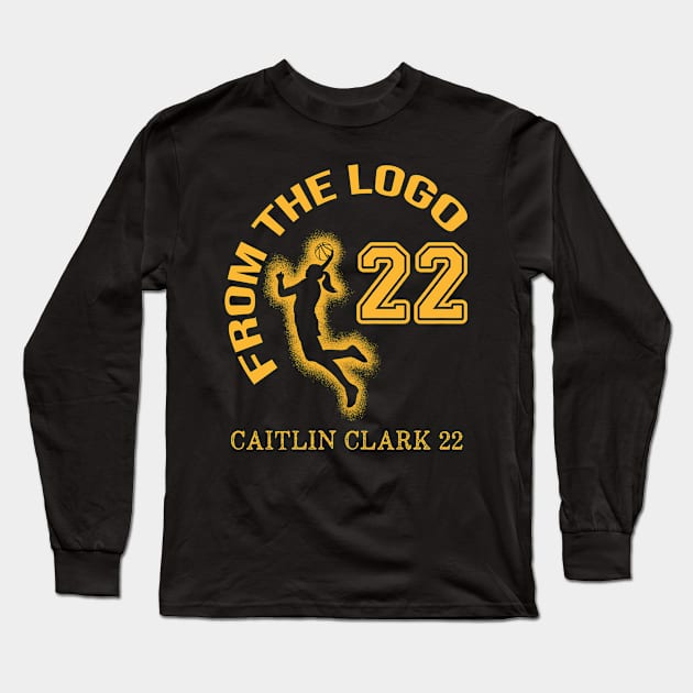 caitlin clark 22 Long Sleeve T-Shirt by Folke Fan Cv